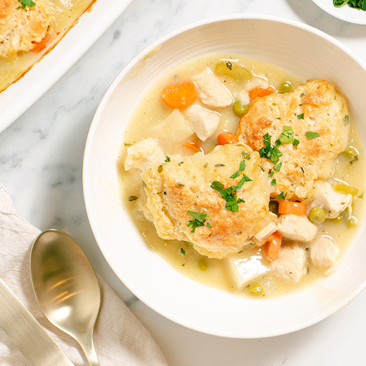 Quick Rotisserie Chicken and Dumplings