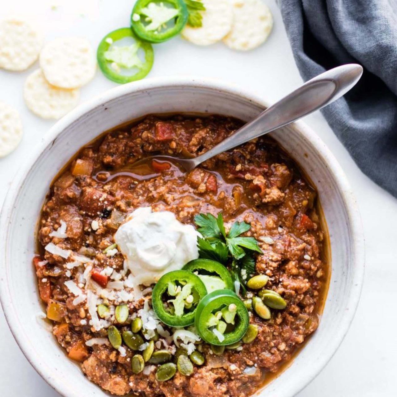 Quick Turkey Mole Sweet Potato Chili