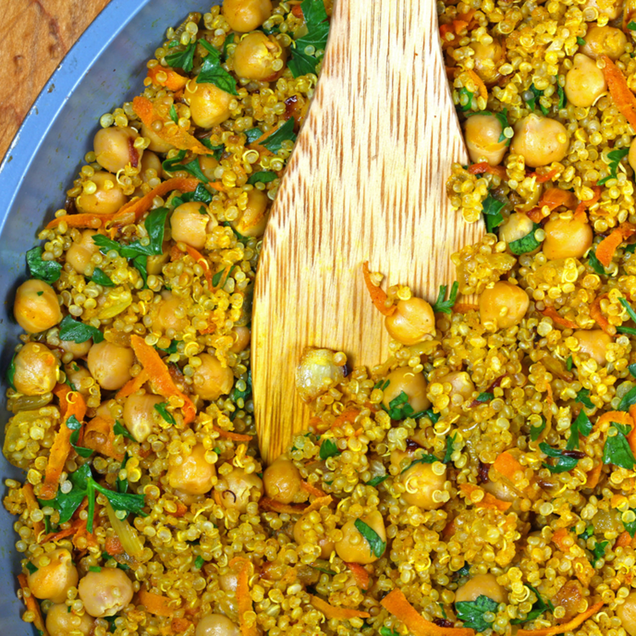 Quinoa and Garbanzo Bean Salad