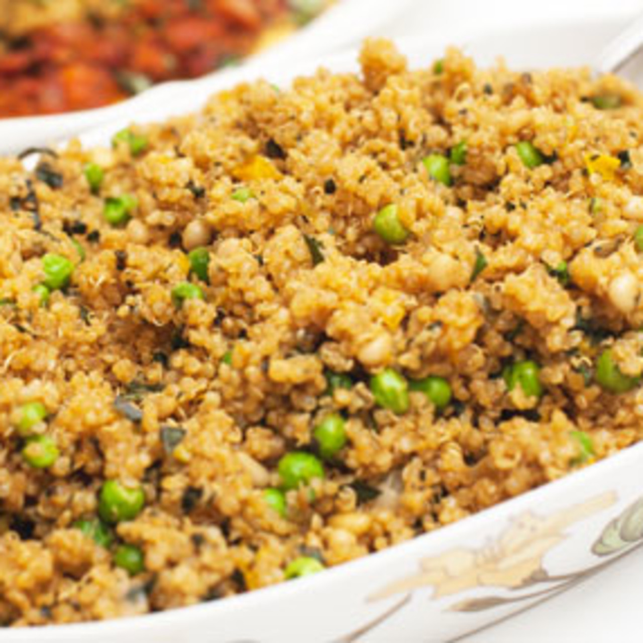 Quinoa Pilaf with Cumin & Peas