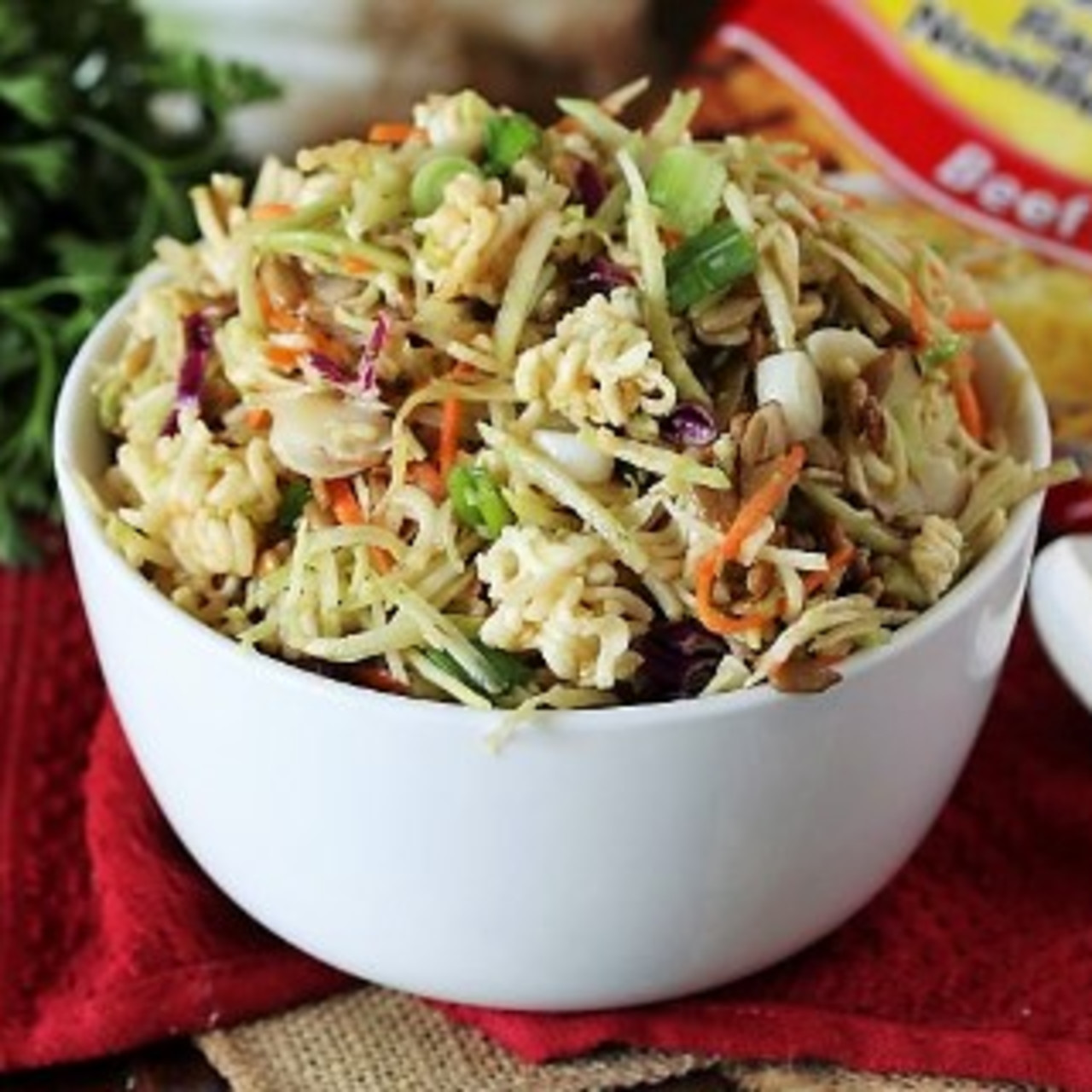 Raman Coleslaw Salad