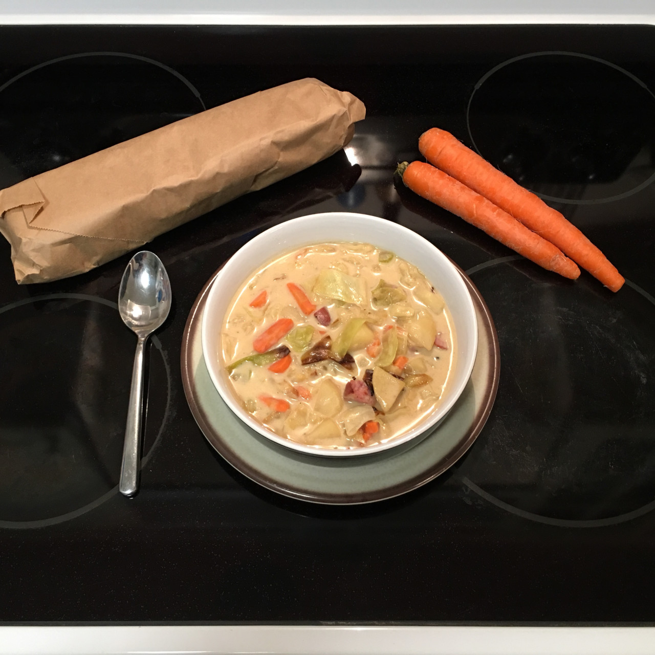 Roasted Cabbage Soup