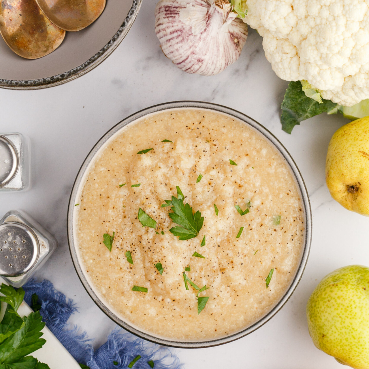 Roasted Cauliflower Soup