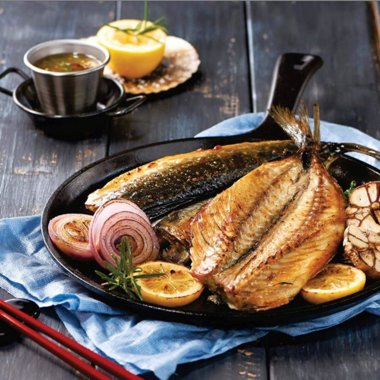 Roasted Mackerel with Lemon