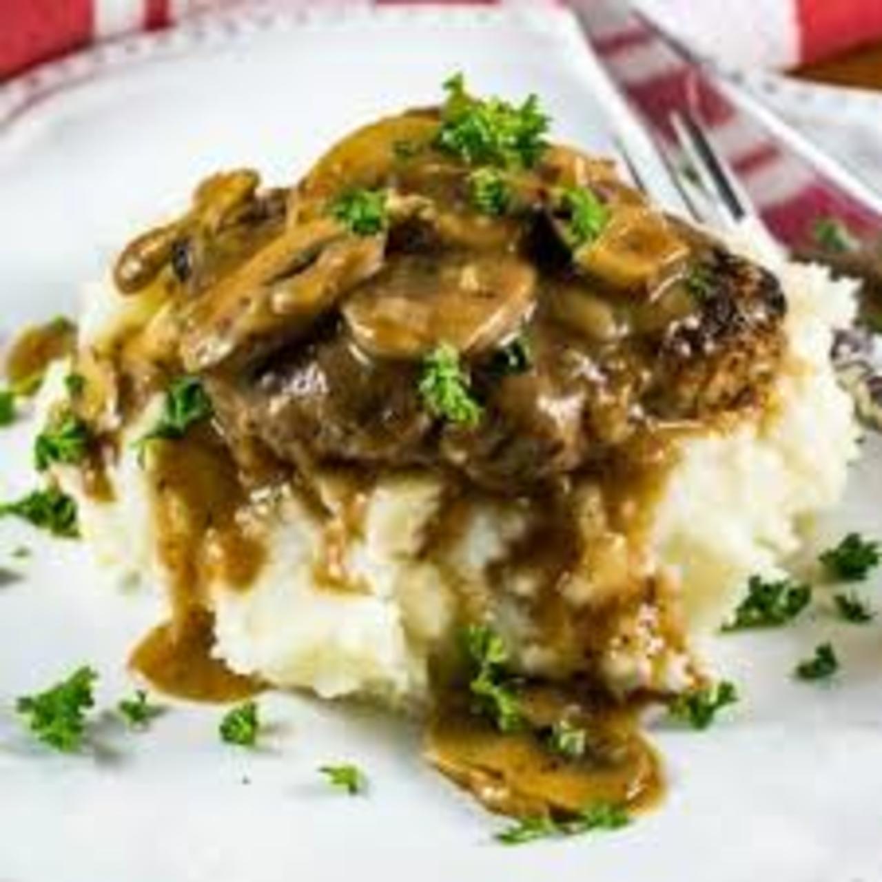 Salisbury Steak with Mushroom Gravy