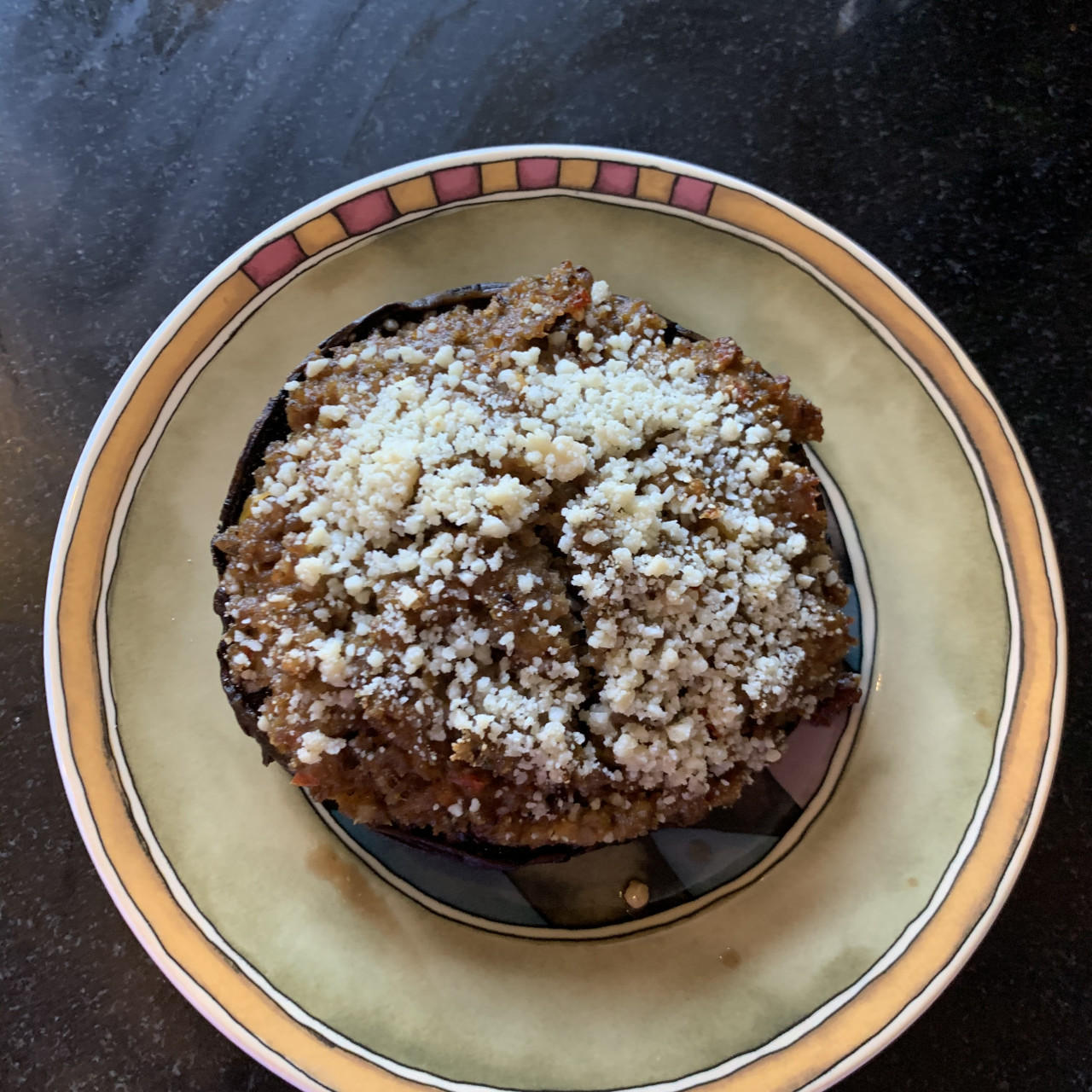 Sausage-Stuffed Portobello Mushrooms
