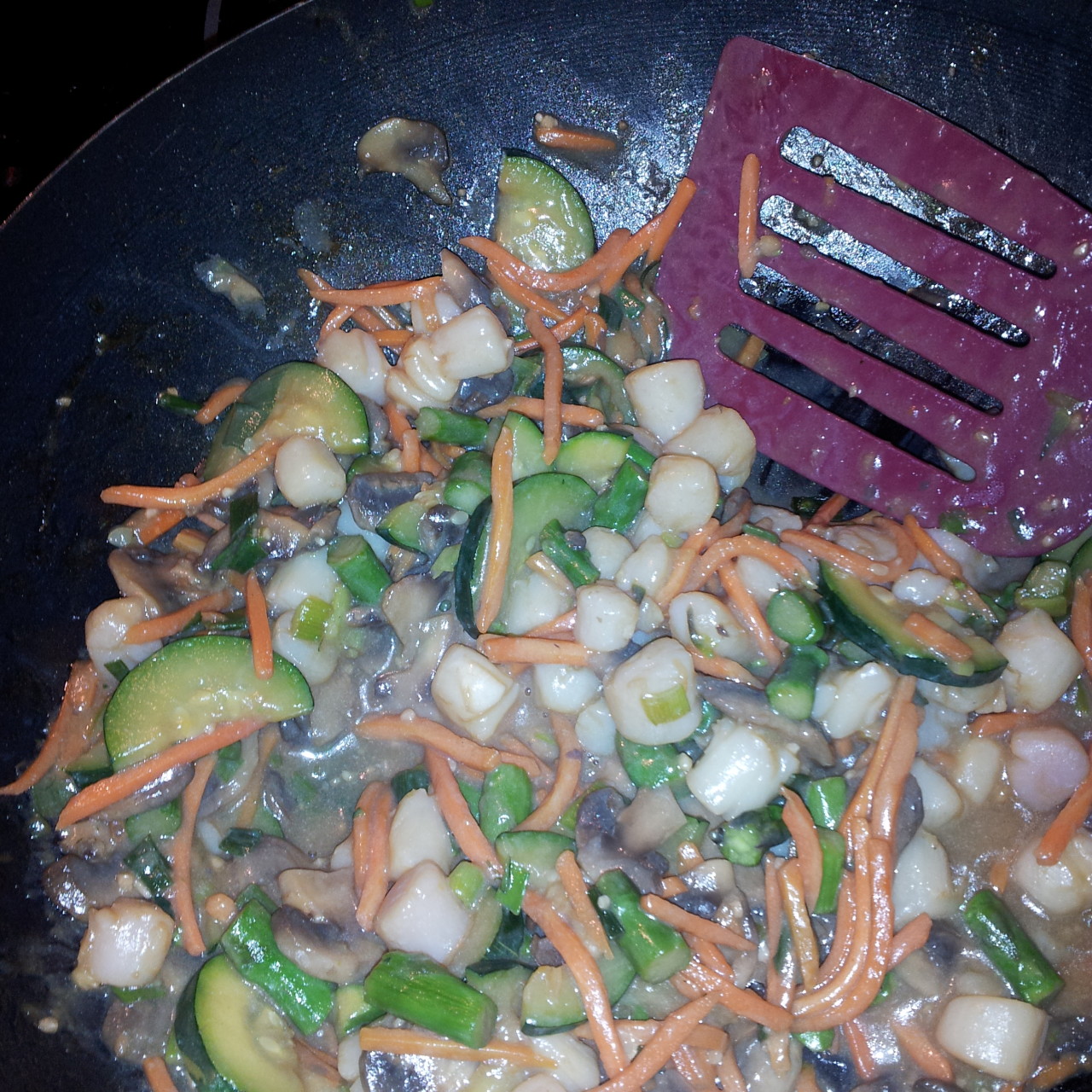 Scallop And Vegetable Stir-Fry