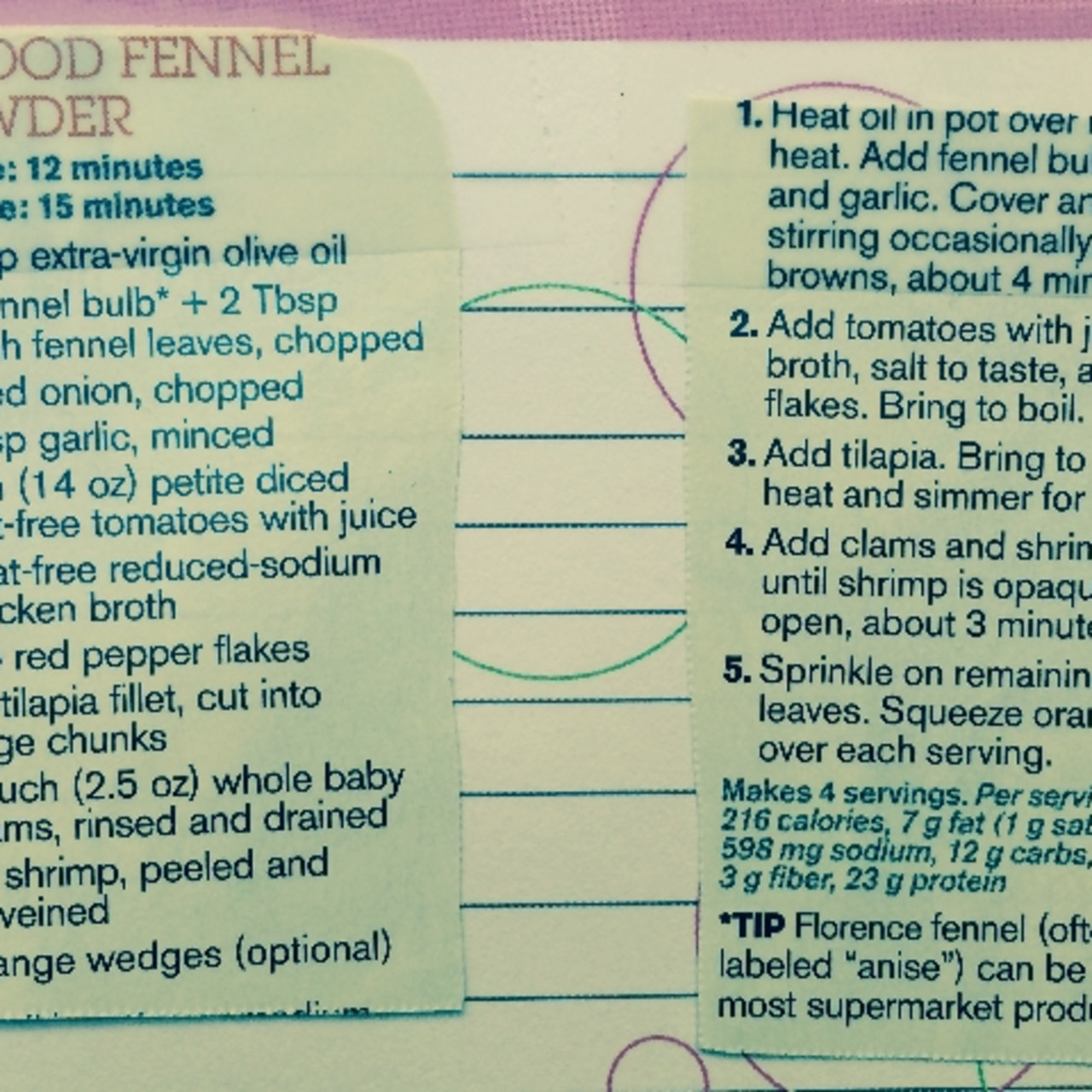 Seafood Fennel Chowder