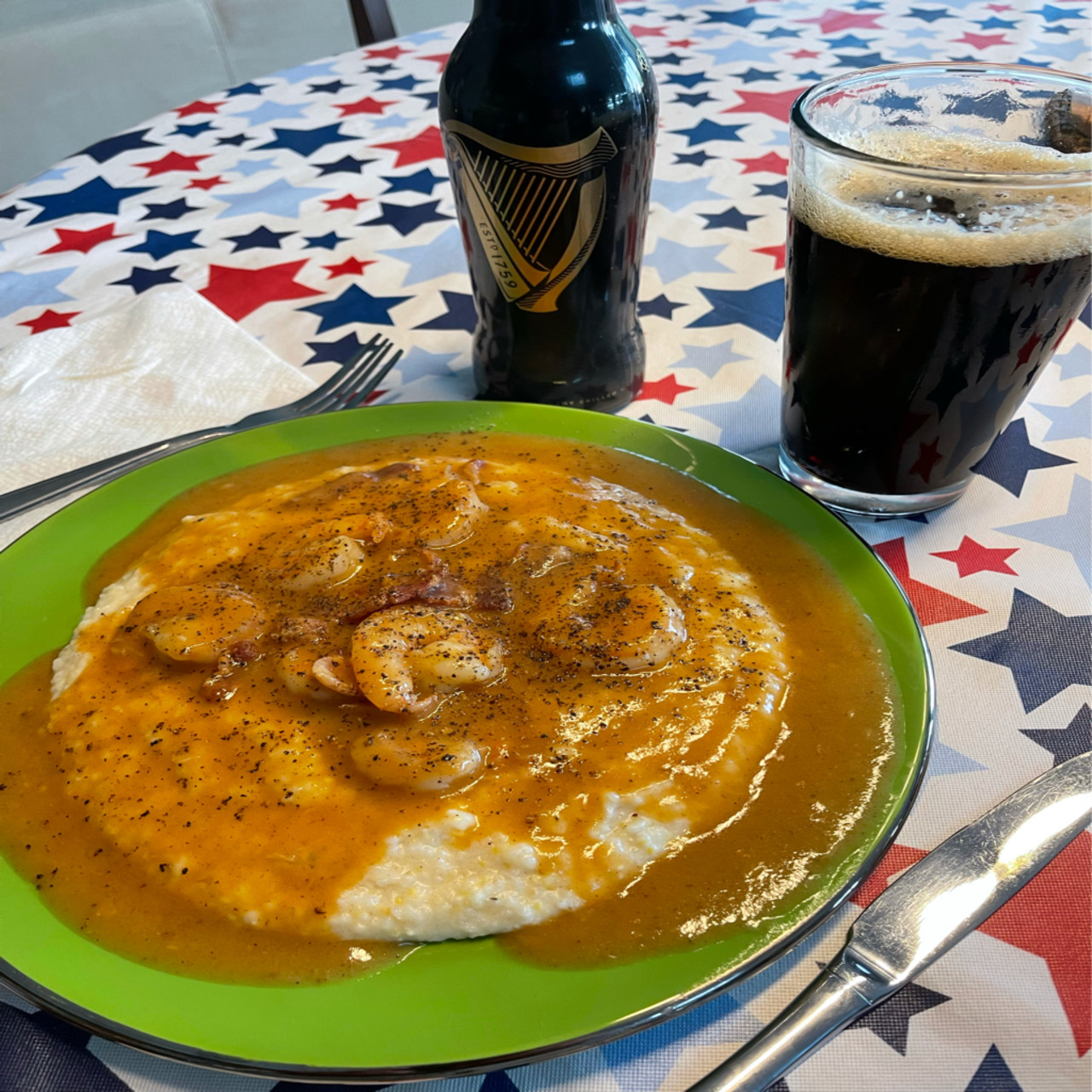Shrimp And Creamy Grits From Cooks Country With Modifications Fc6669c4005dea7ba3f1bf9c 