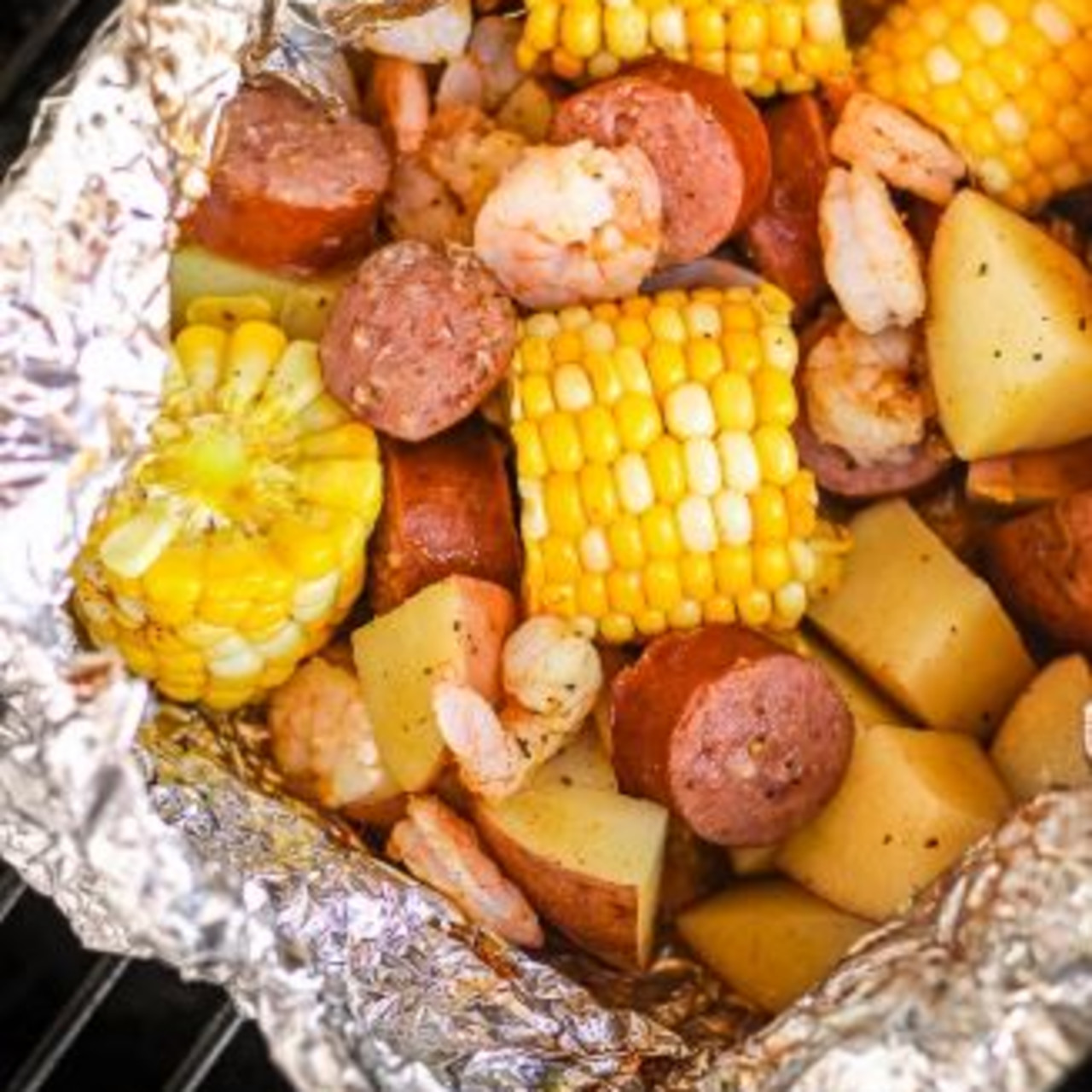 Shrimp Boil Foil Packets