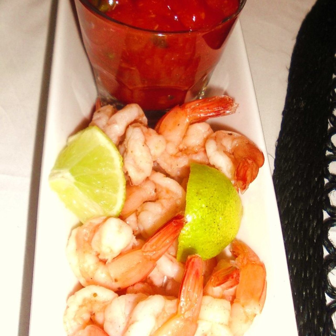 Shrimp with Cilantro Lime Cocktail Sauce