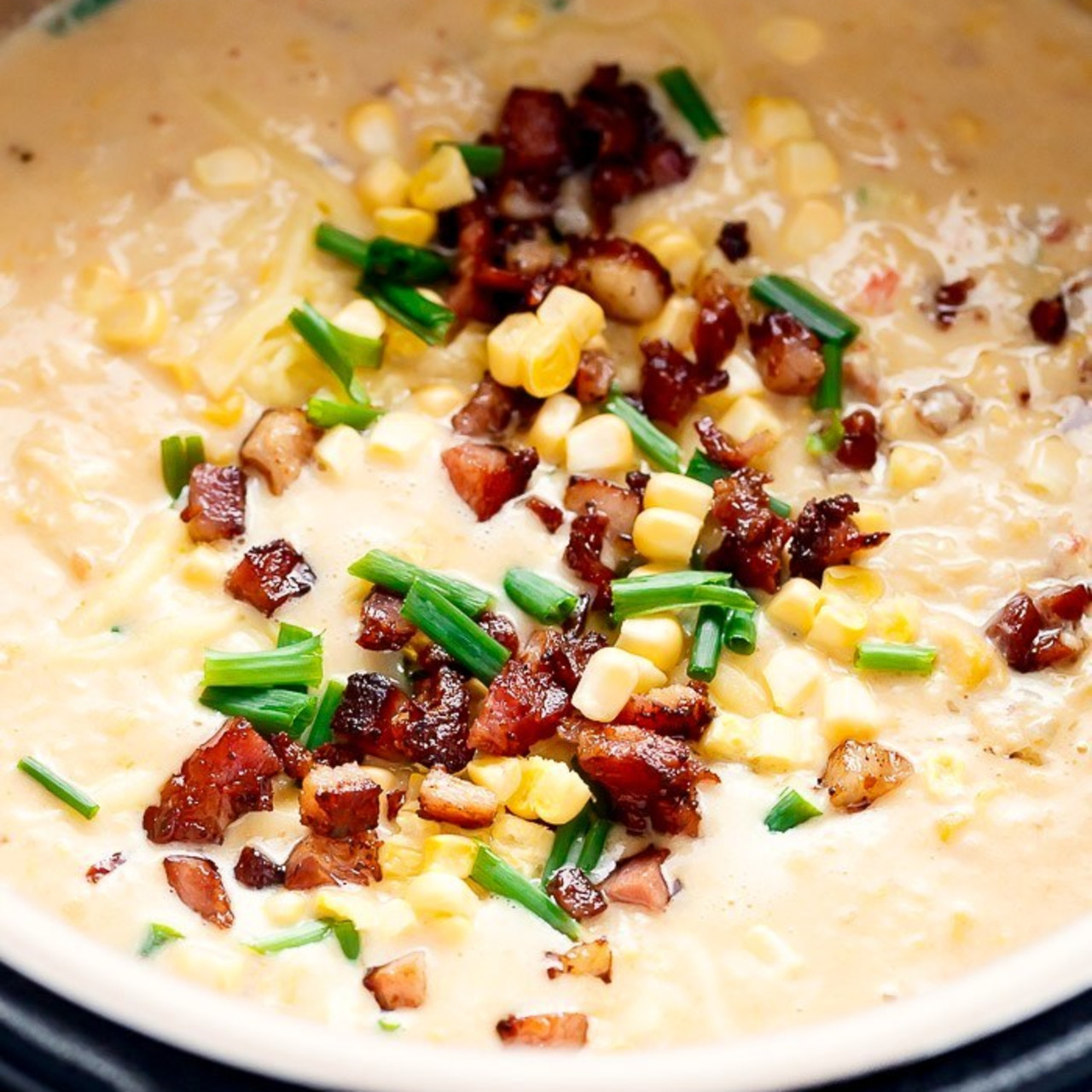 Slow Cooker Chicken & Corn Chowder