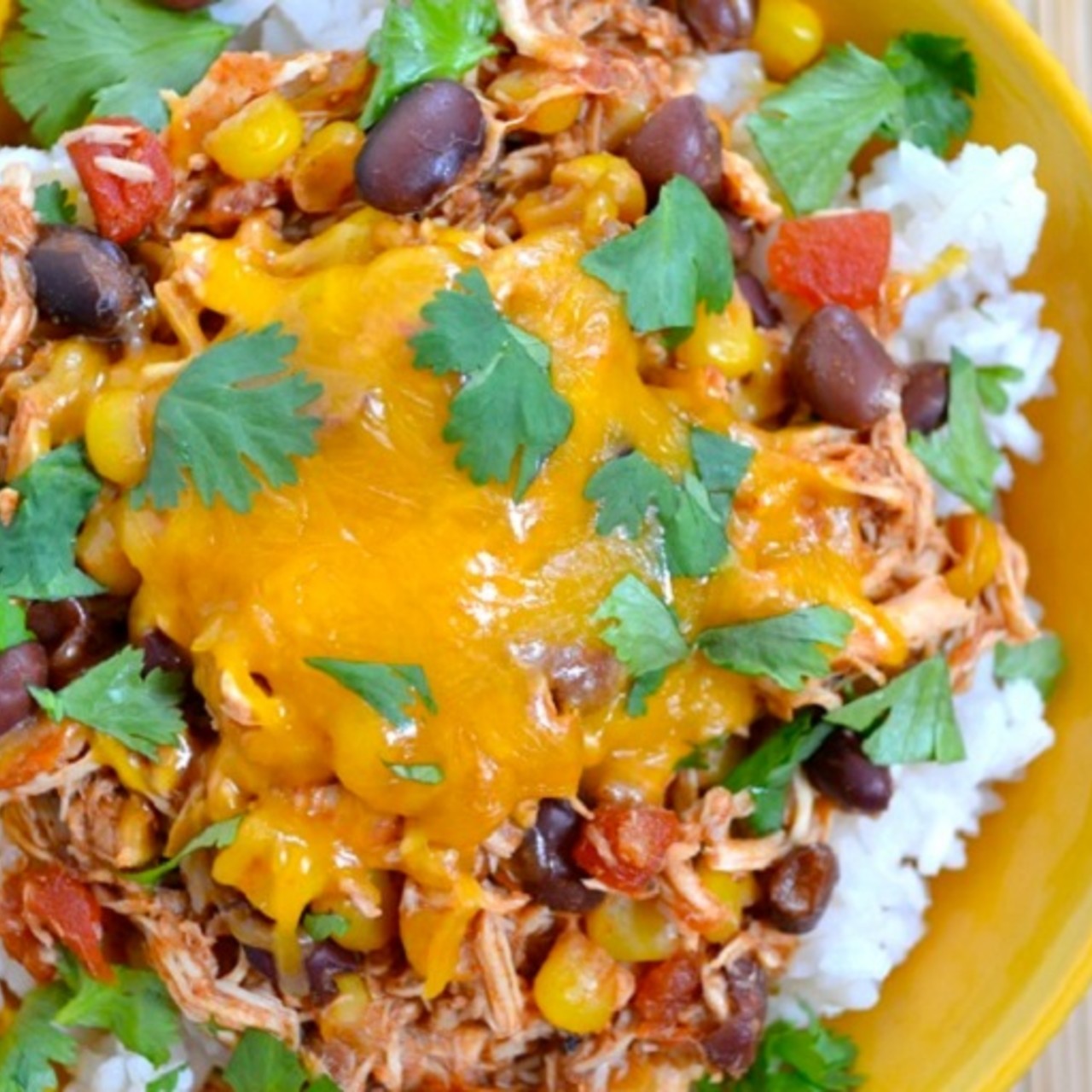Slow Cooker Taco Chicken Bowls