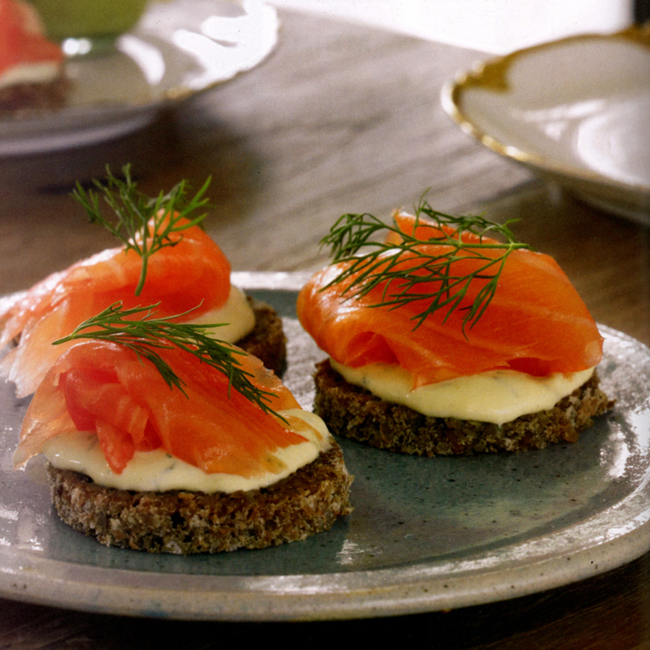 Smoked Salmon Canapes