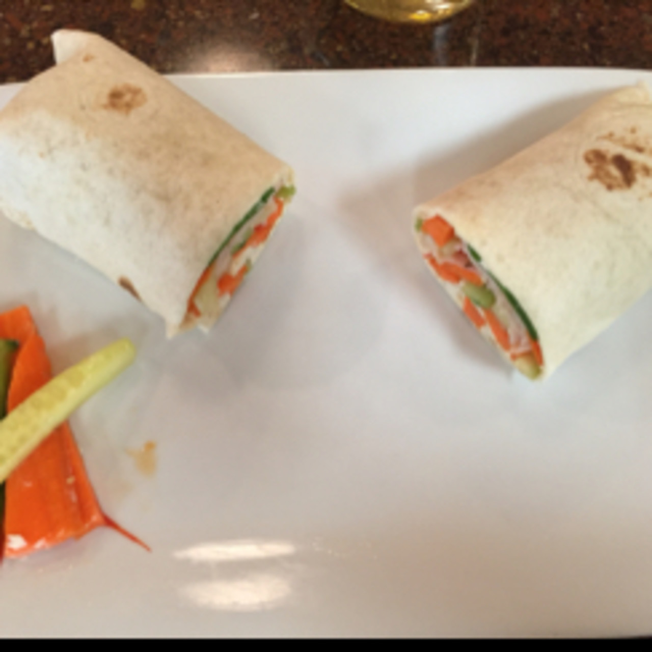 Smoked Turkey Veggie Wrap