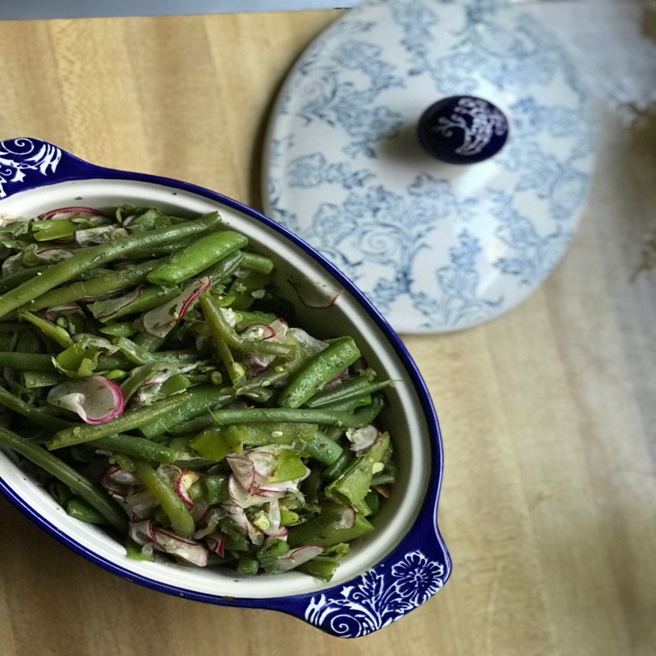 Snap Pea, Green Bean & Radish Salad