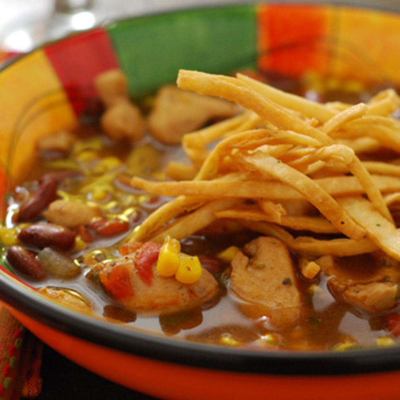 Southwestern Chicken Chili Soup