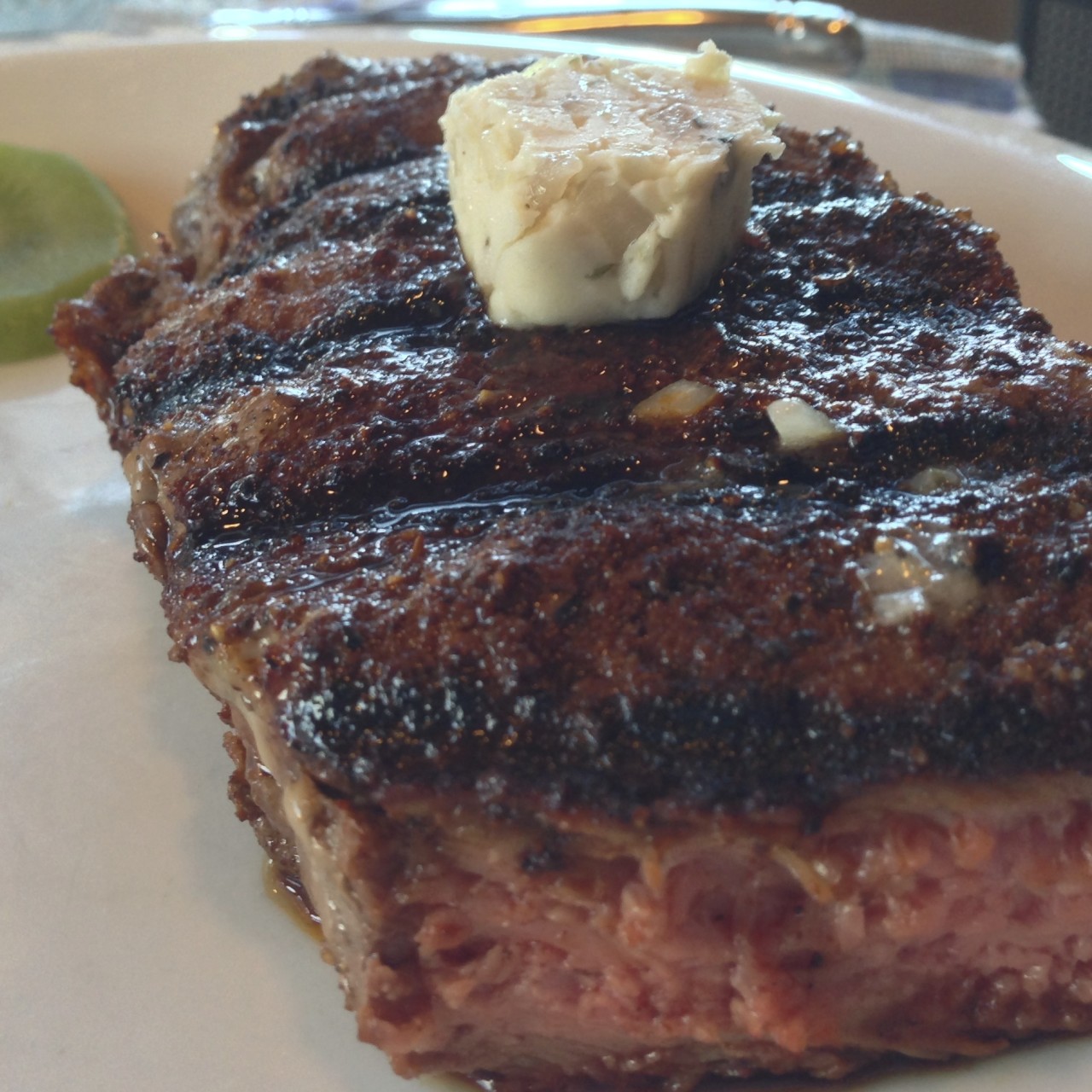 Southwestern Steak with Whiskey Butter