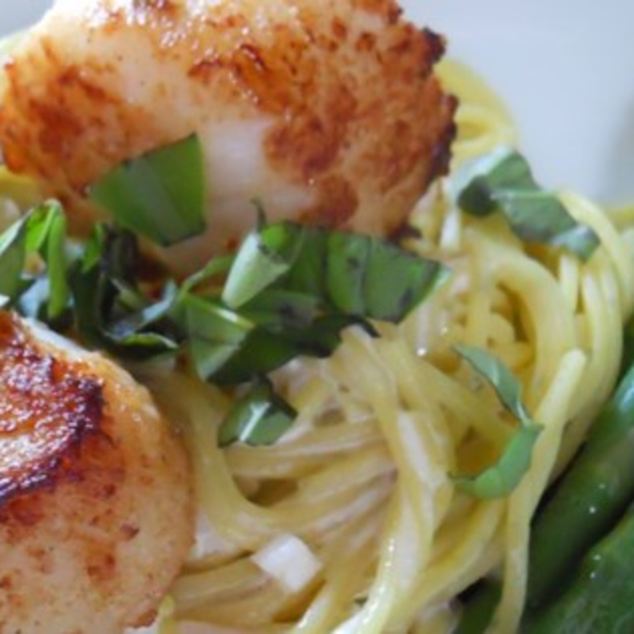 SoyGlazed Scallops