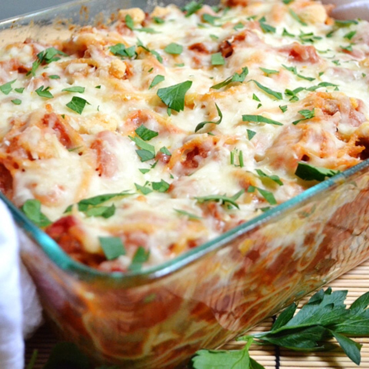 Spaghetti casserole