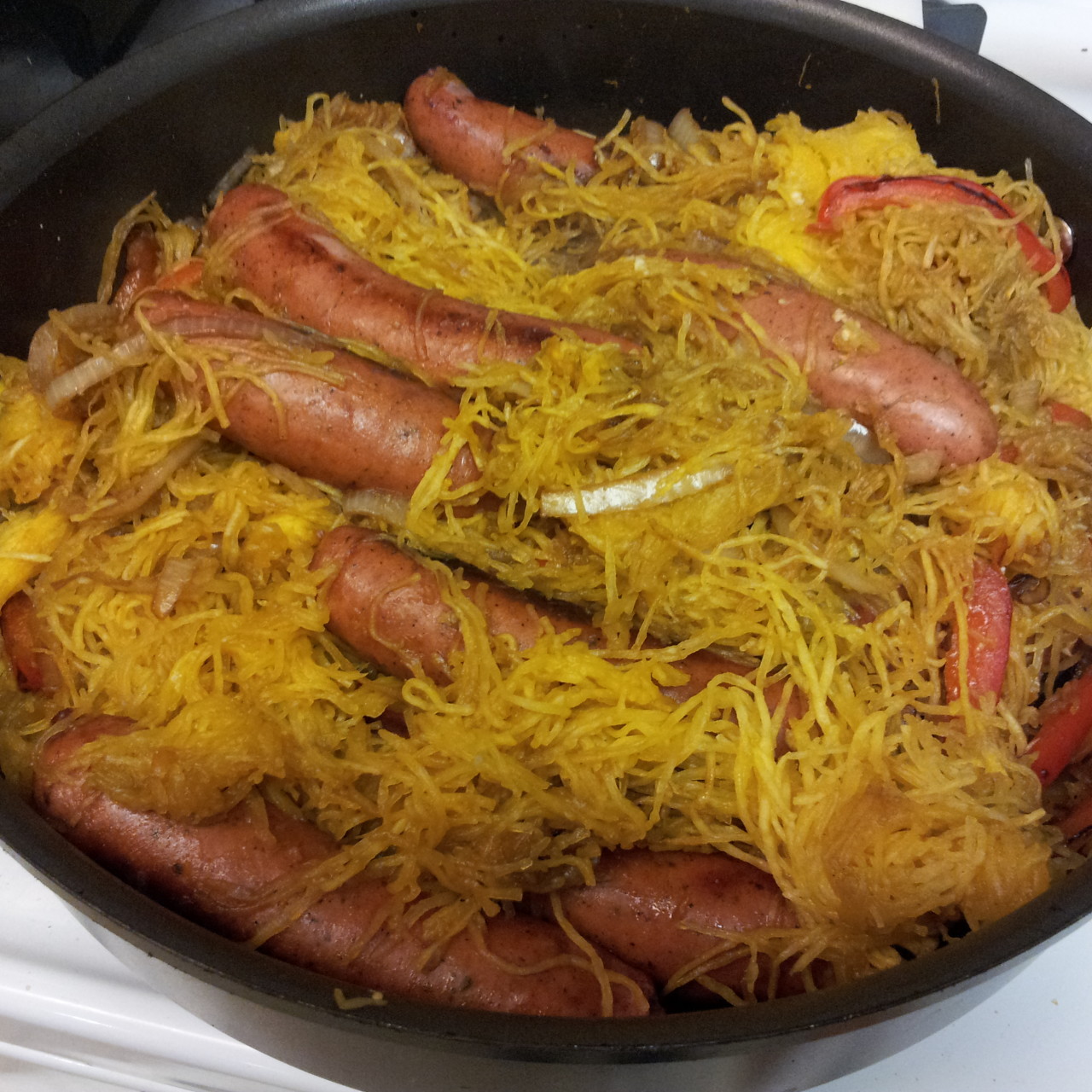 Spaghetti Squash With Sausage