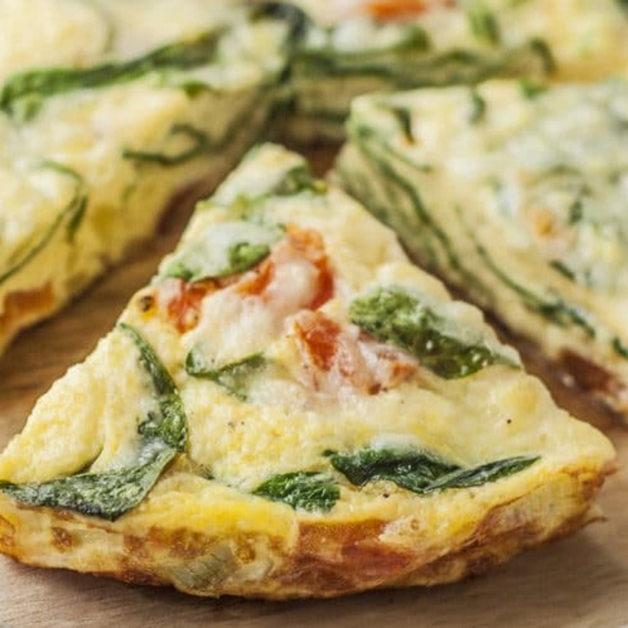 Spinach and Mozzarella Frittata