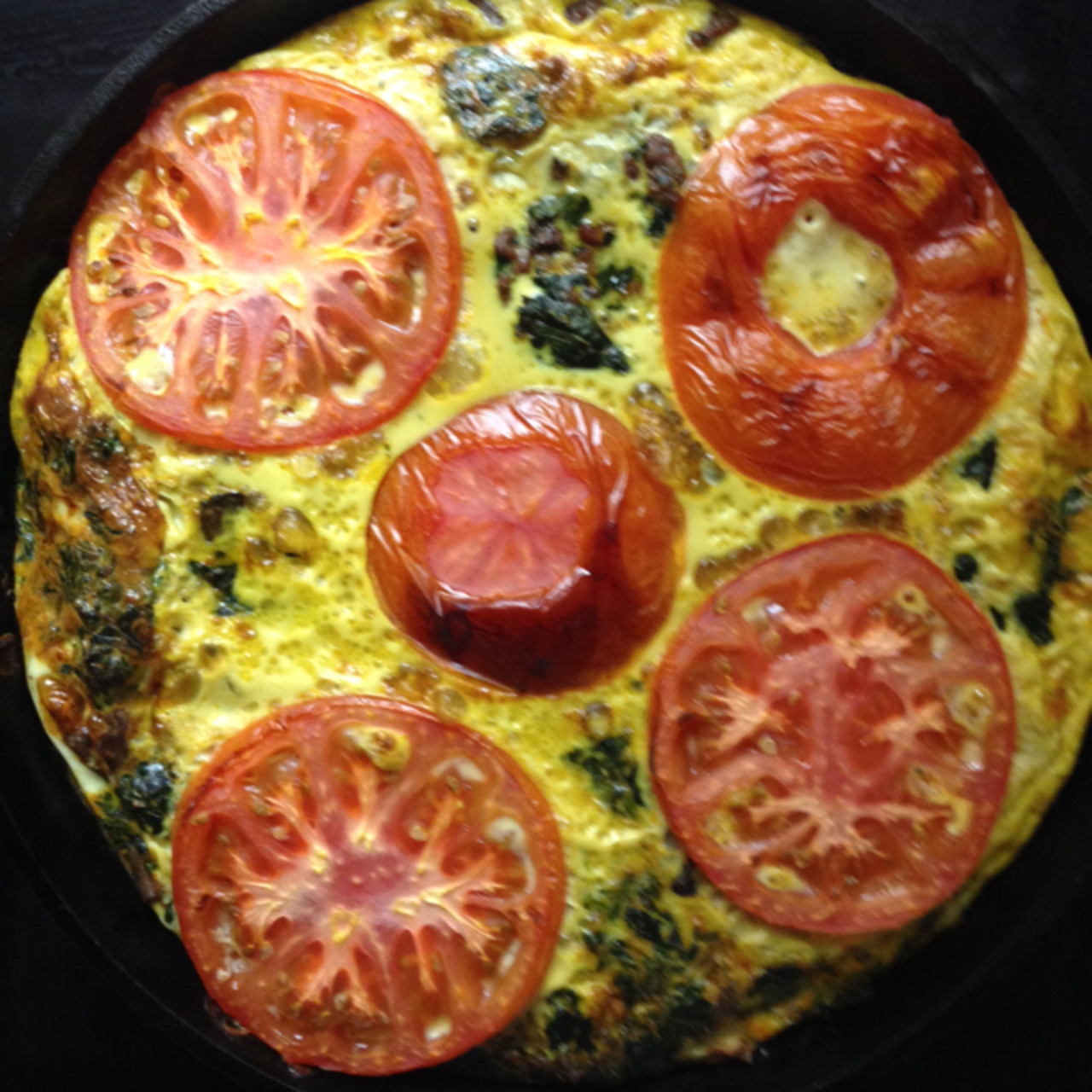 Spinach Beef Frittata