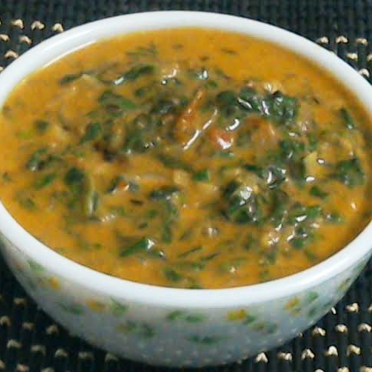 Spinach Curry with Coconut Milk