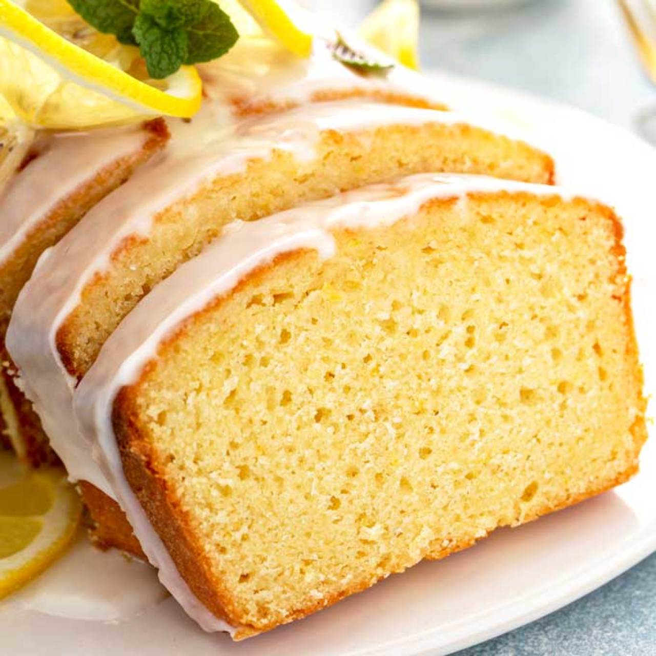 Lavender and Honey Soaked Lemon Cake - My Modern Cookery