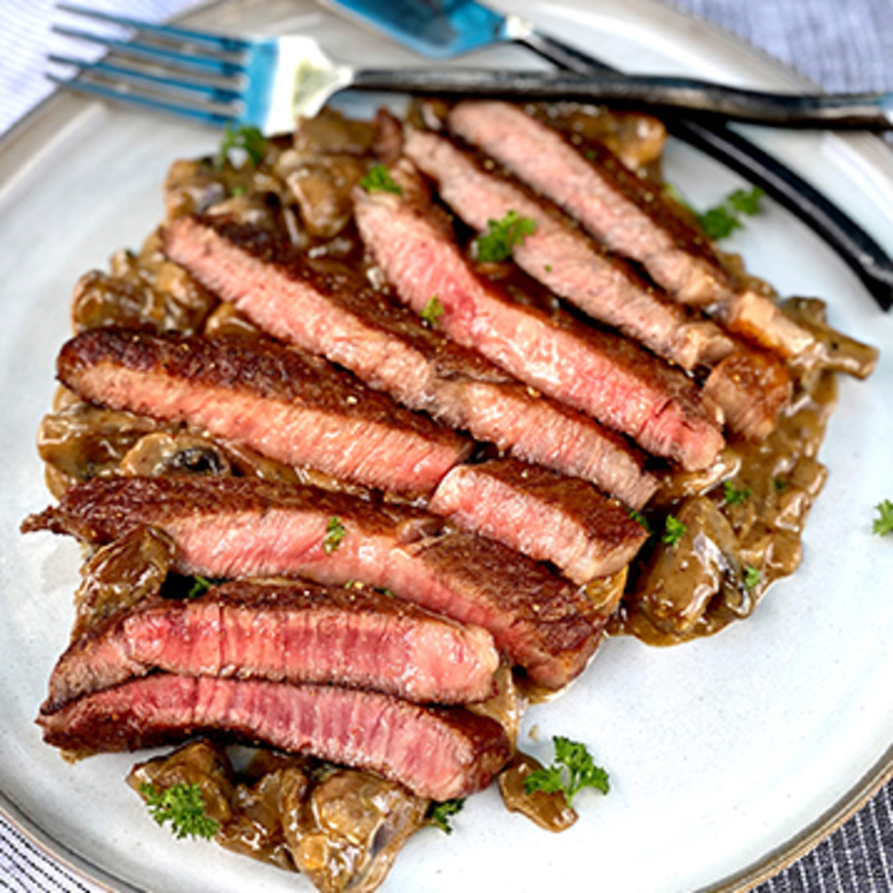 Steak Diane with Miyazakigyu Wagyu Ribeye