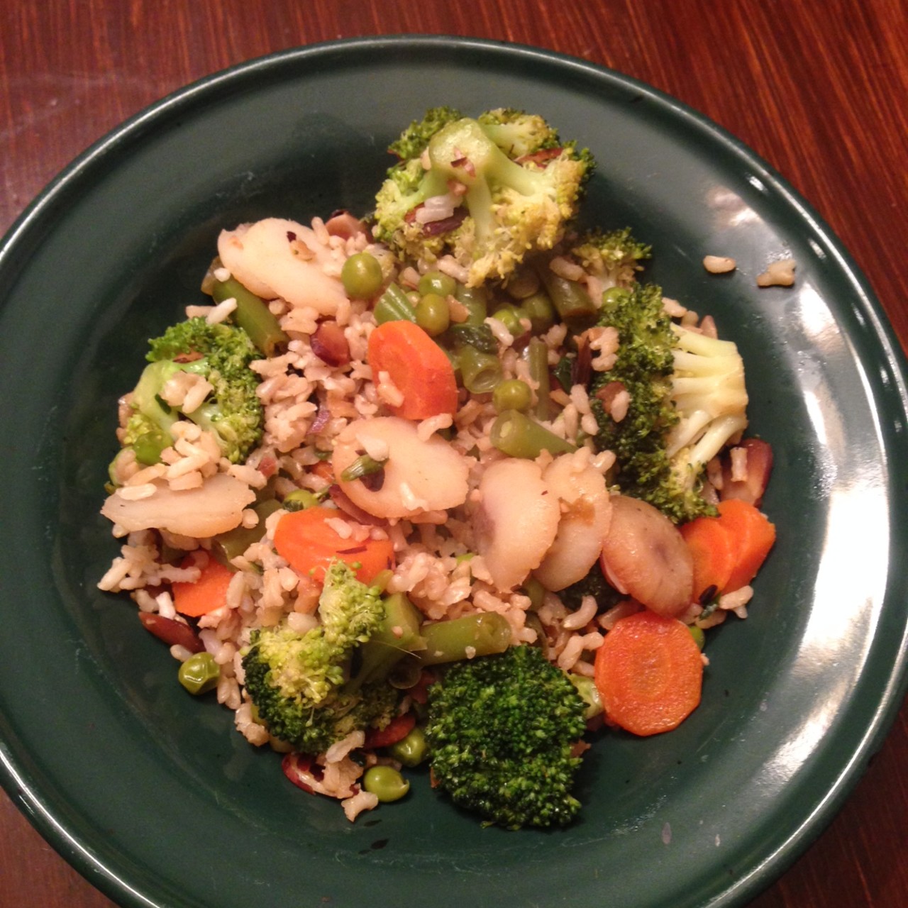 Stir Fry Vegetables with Brown Rice