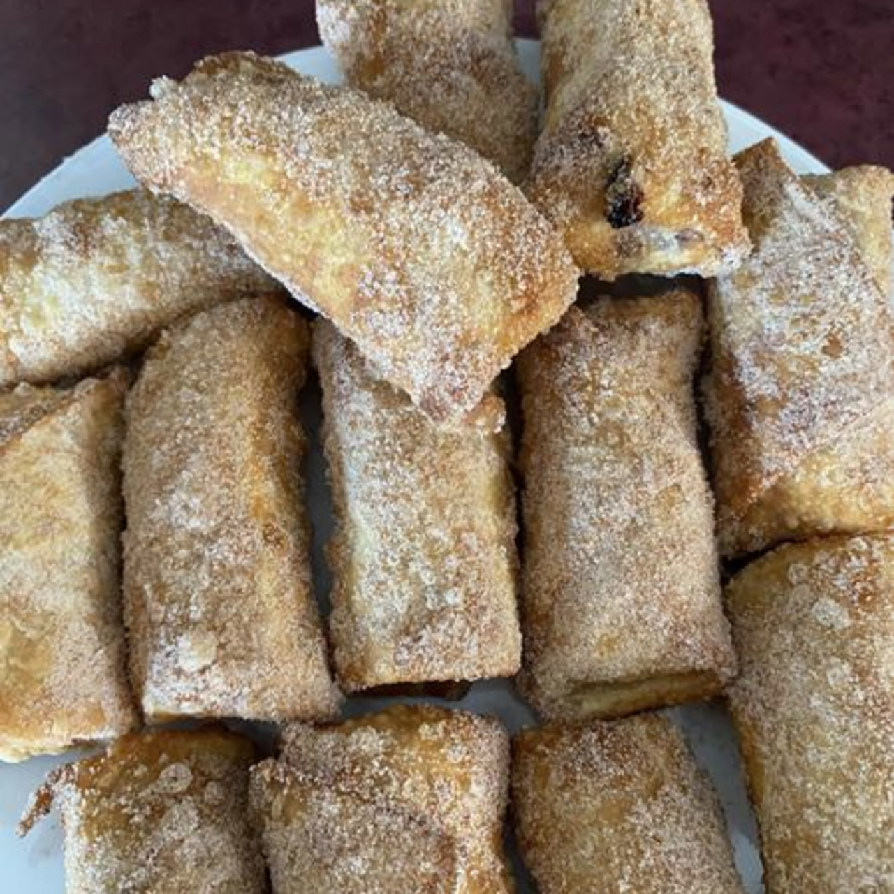 Strawberry Cheesecake Egg Rolls - i am baker