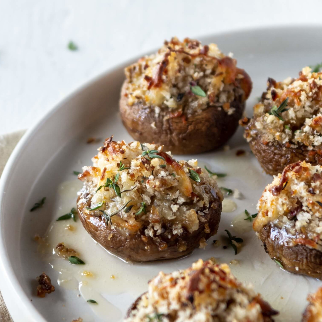 Stuffed Cream Cheese Mushrooms