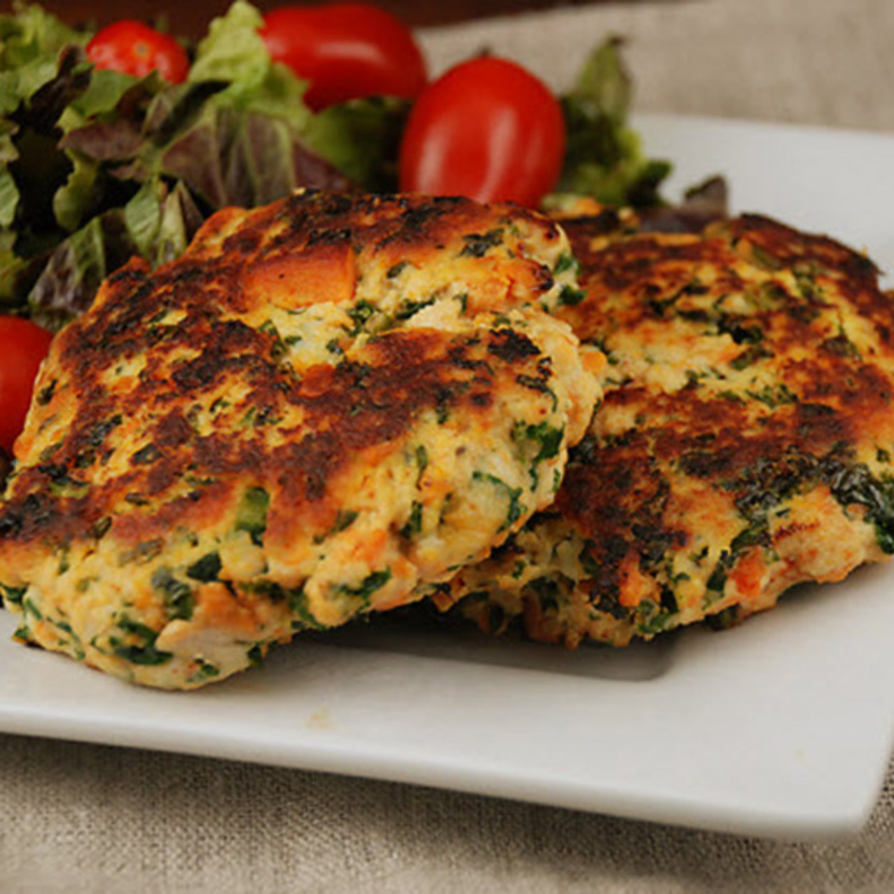 Vegetable Patties With Kale & Sweet Potato