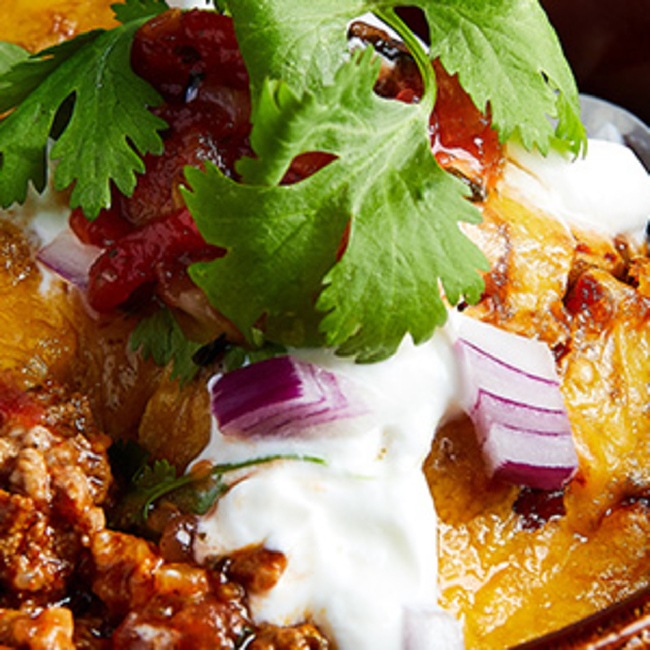 Sweet Potato Nacho Casserole