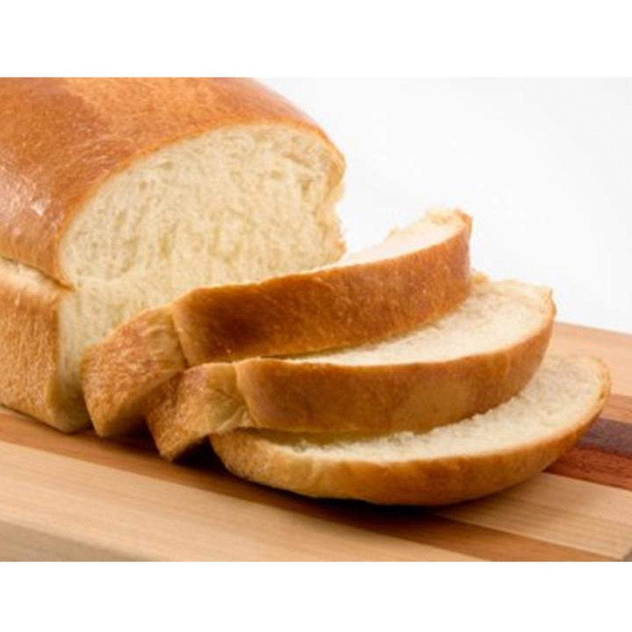 Tender white bread loaf