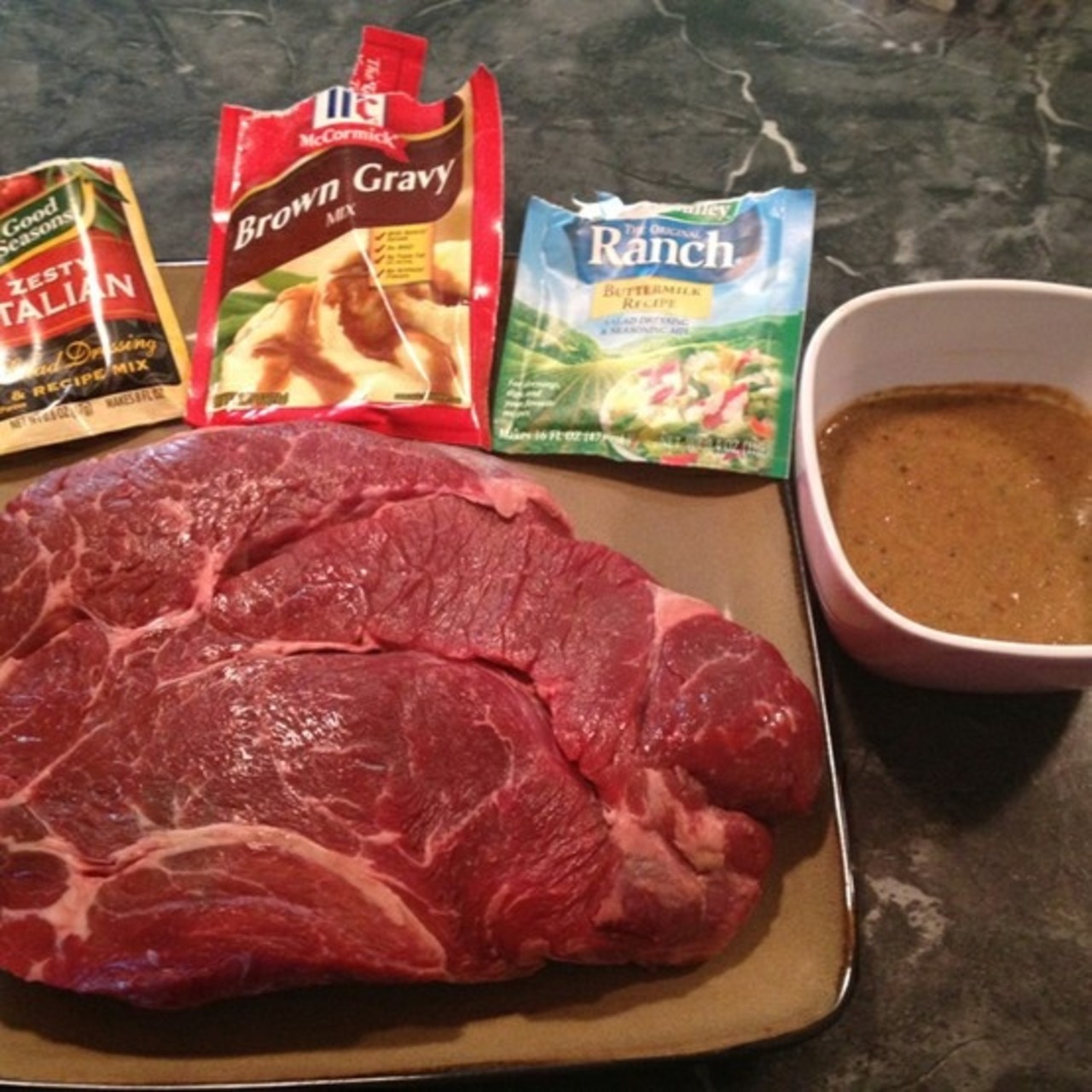 pot roast recipe ranch dressing mix