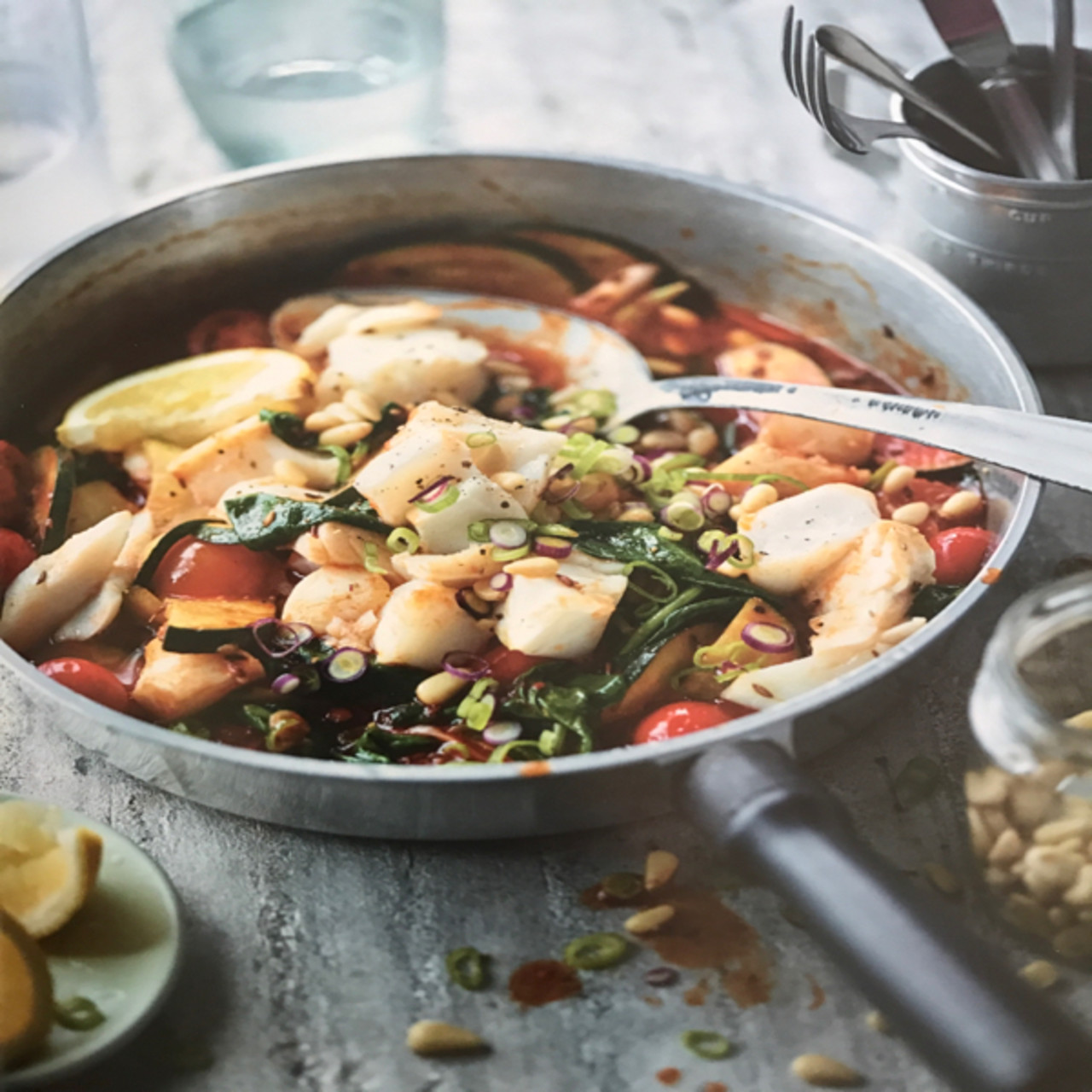 Tomato, Chilli And Cumin Cod