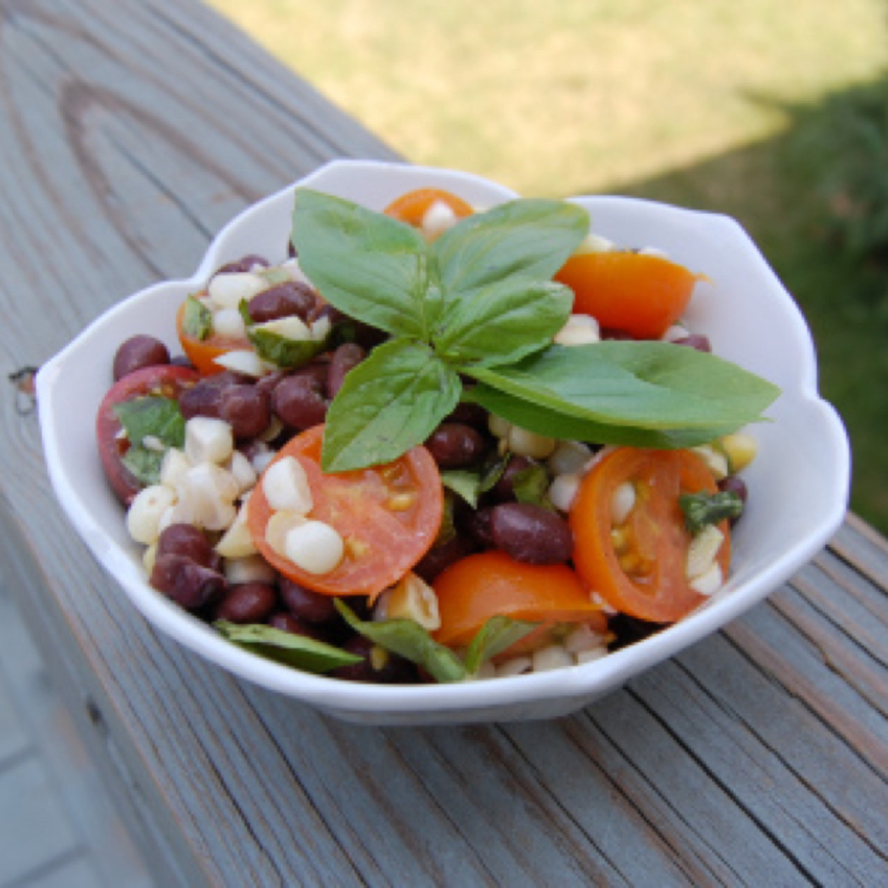 Tomato, Corn & Black Bean Side Salad