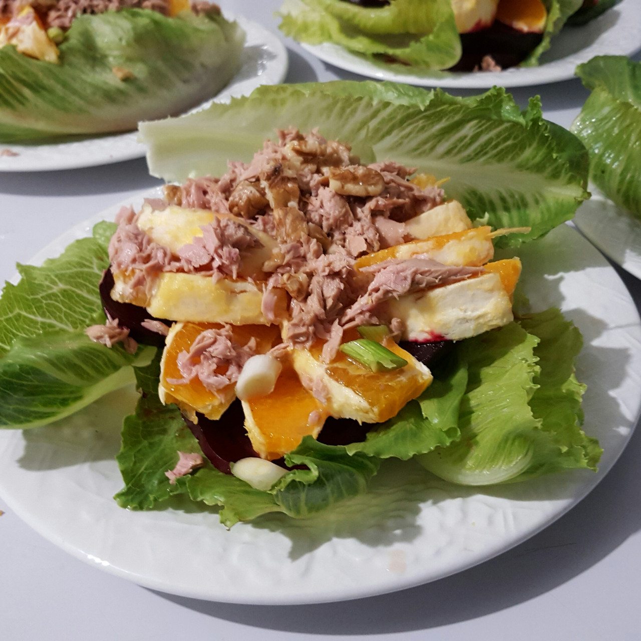Tuna and orange salad