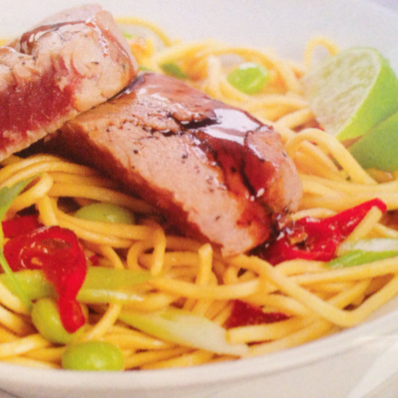 Tuna & Honey Soy with Chilli & Spring Onions