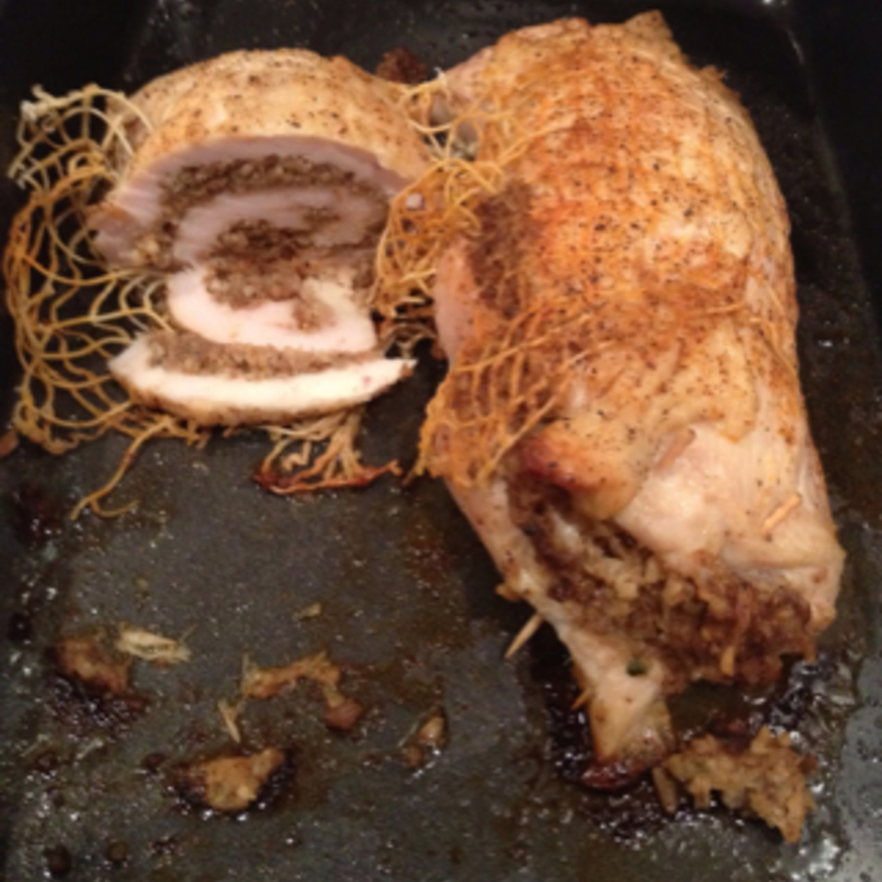 Fresh Cajun Boudain Stuffed Whole Fryer Turkey