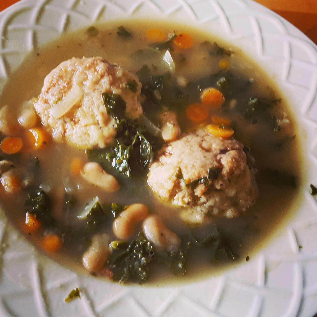 Turkey Meatball & Kale Soup