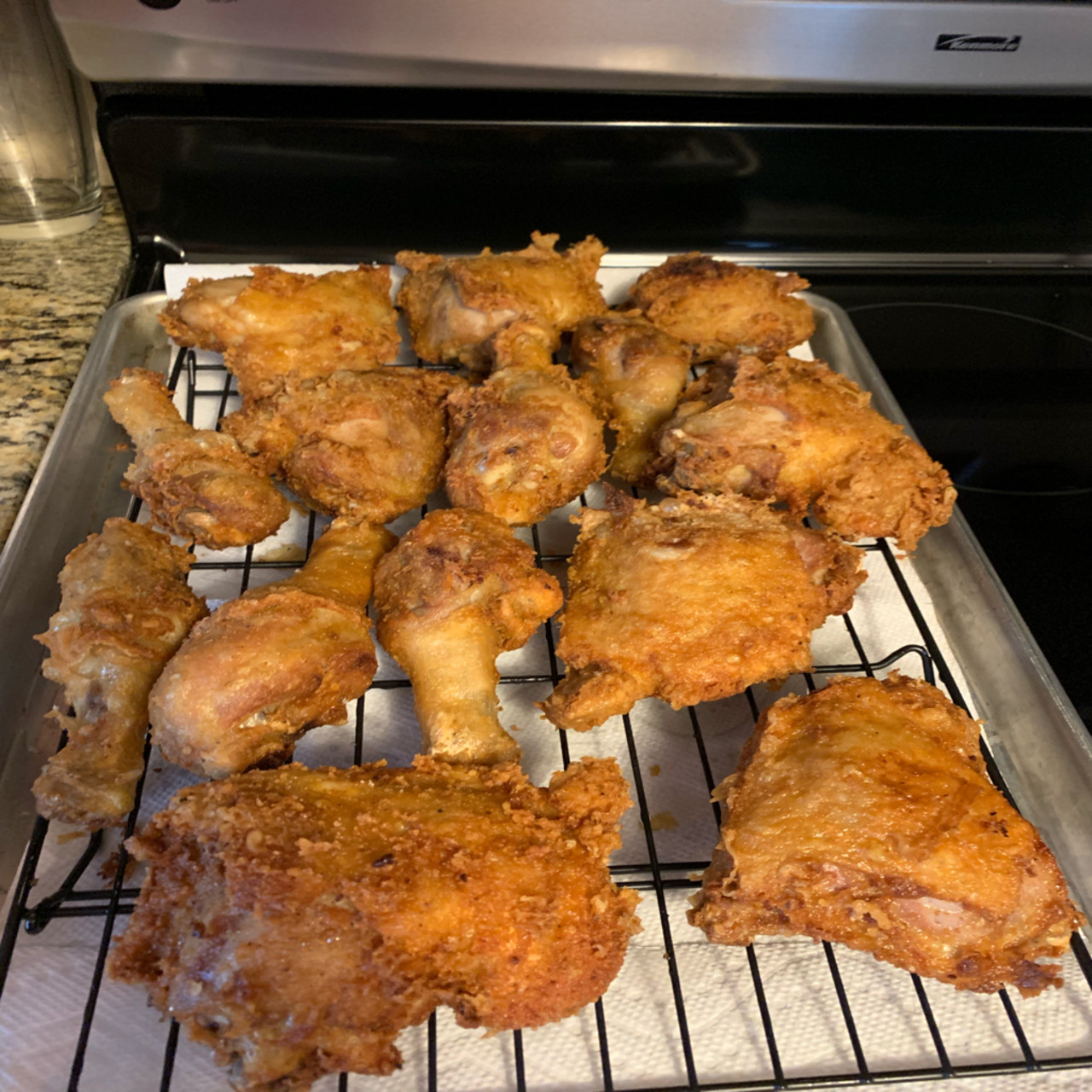 Twice-Fried Chicken (adapted from Michael Solomonov)