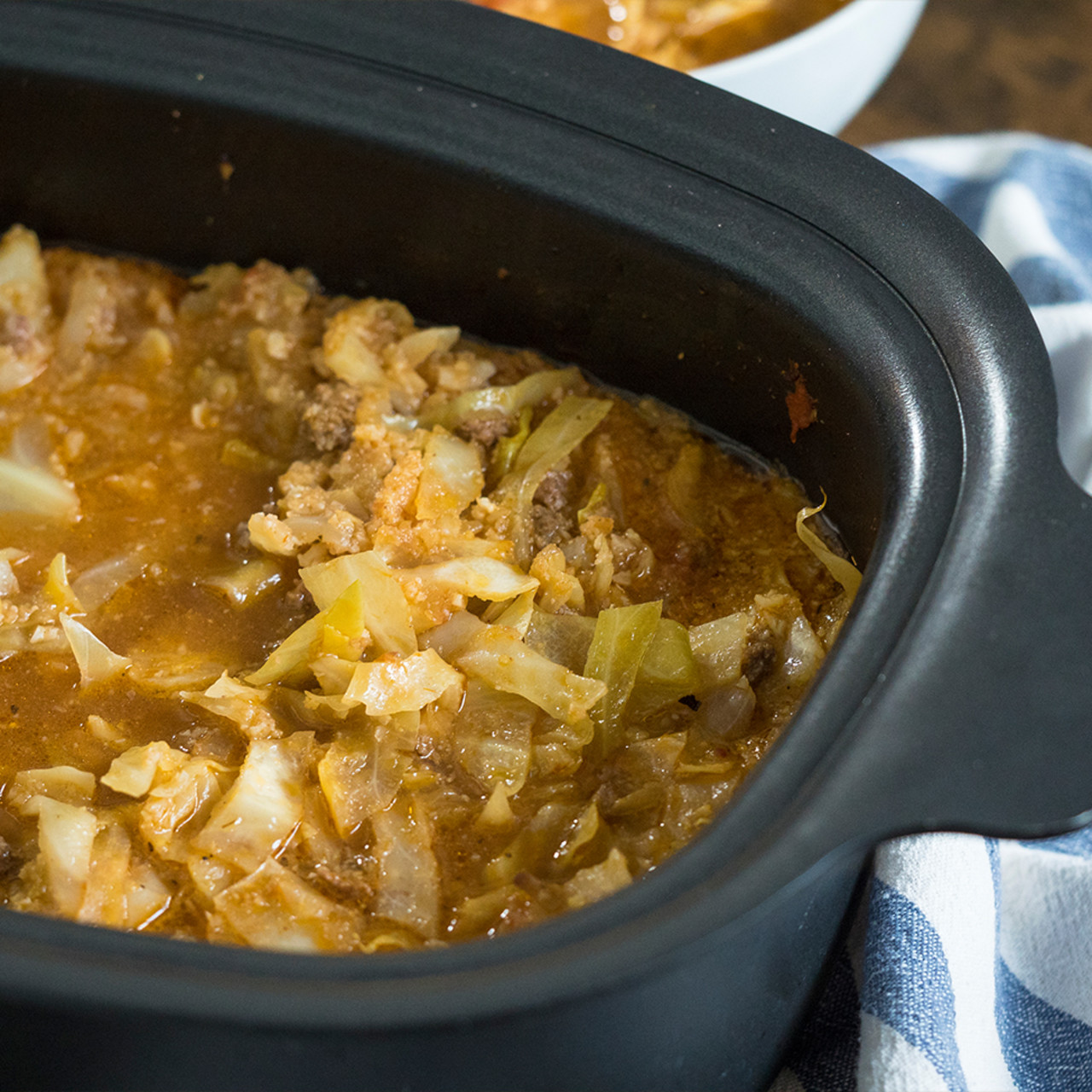 Unstuffed Cabbage Roll Soup