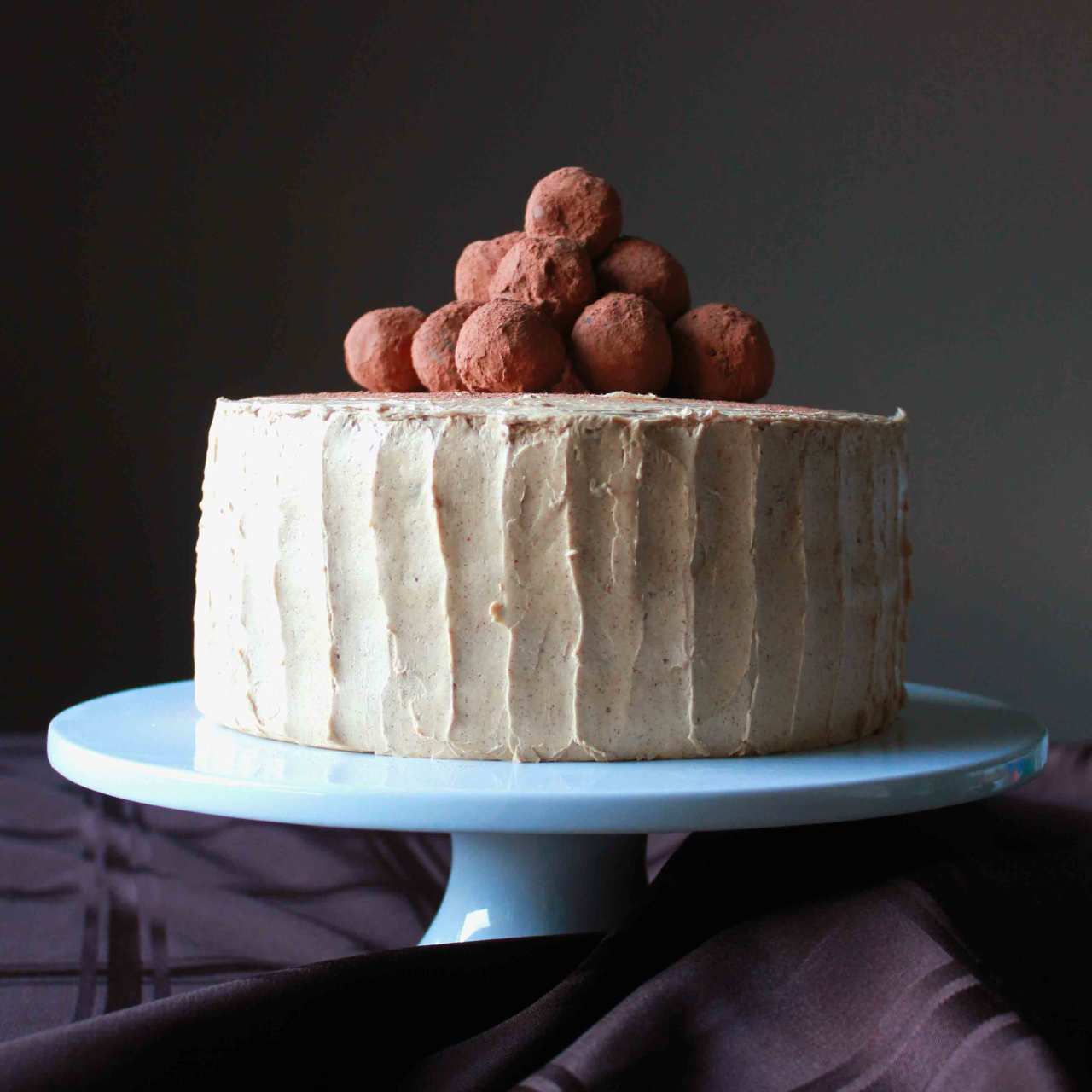 High Altitude White Chocolate Drip Cake - Curly Girl Kitchen