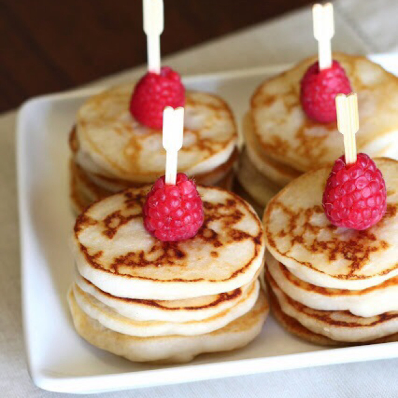 Vegan Mini Lemon Pancakes