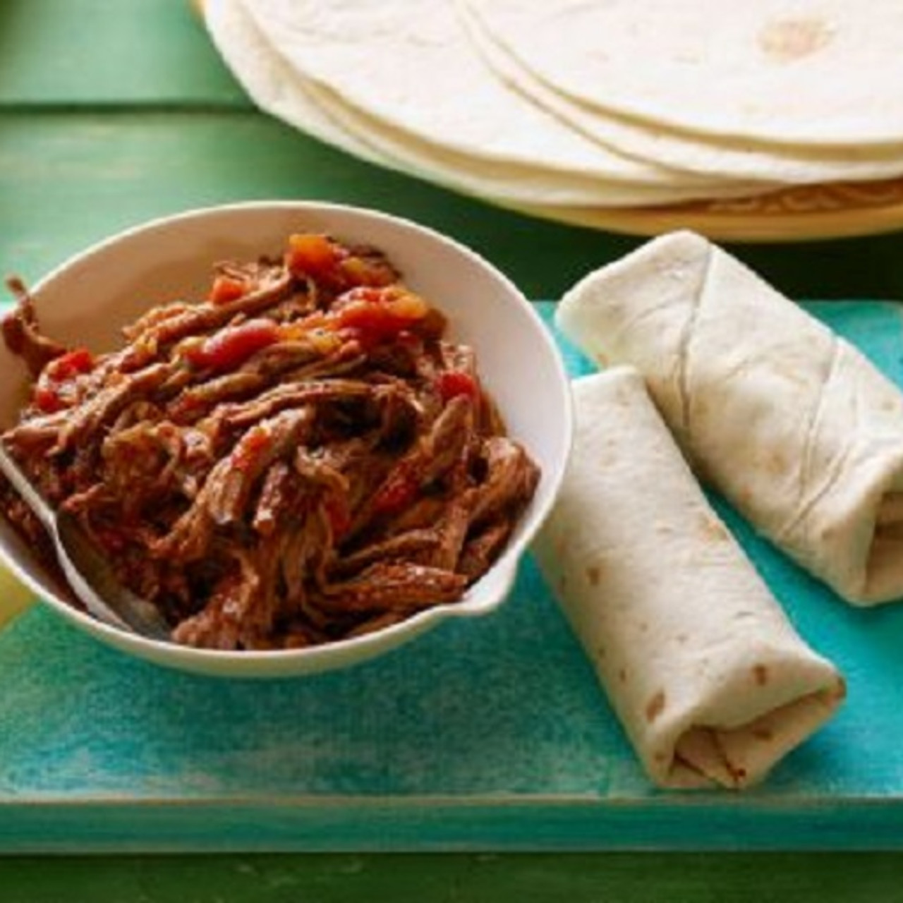 Warm Picnic Burritos ("Burritos De Machaca")
