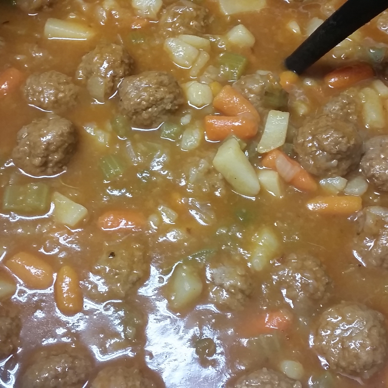 Zoot's Pressure Cooker Meatball Stew