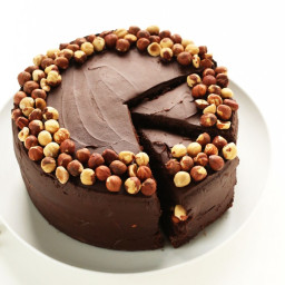 1-Bowl Chocolate Hazelnut Cake (Vegan + GF)